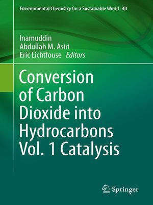 cover image of Conversion of Carbon Dioxide into Hydrocarbons Volume 1 Catalysis